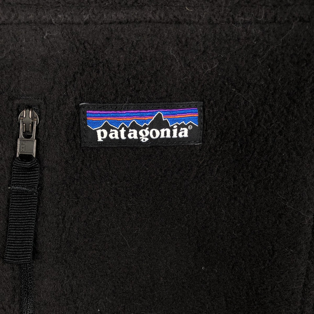 Patagonia Synchilla Fleece Jacket, Men's Size L (22990FA18) recycled polyester black type Vintage Second Hand