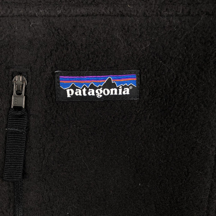 Patagonia Synchilla Fleece Jacket, Men's Size L (22990FA18) recycled polyester black type Vintage Second Hand