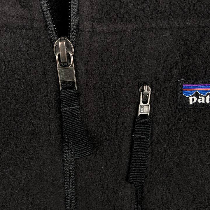 Patagonia Synchilla Fleece Jacket, Men's Size L (22990FA18) recycled polyester black type Vintage Second Hand