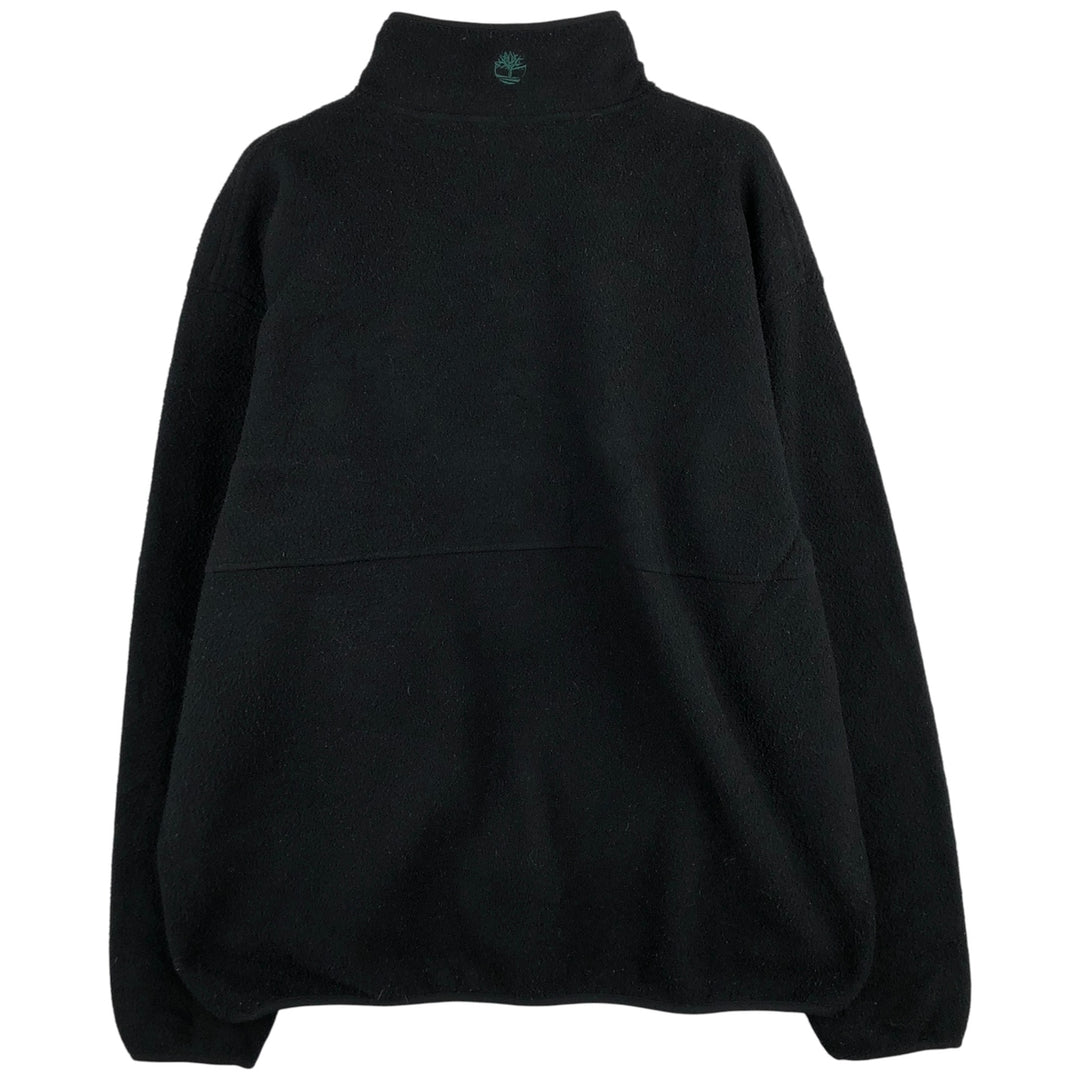 Timberland Fleece Pullover, Made in Canada, Men's XL polyester black type Vintage Second Hand