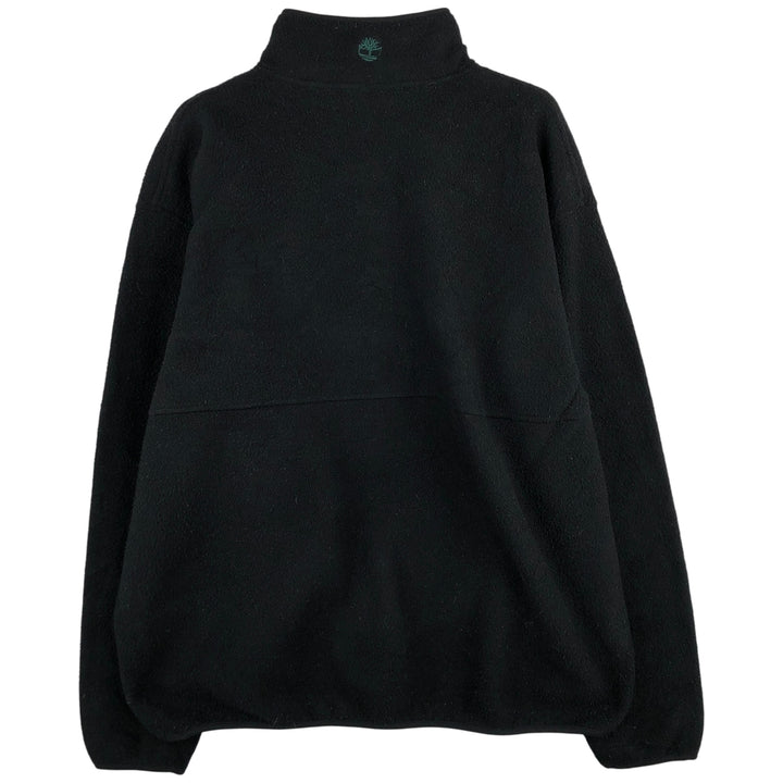 Timberland Fleece Pullover, Made in Canada, Men's XL polyester black type Vintage Second Hand