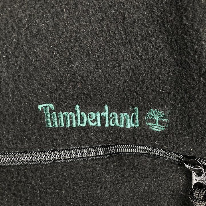 Timberland Fleece Pullover, Made in Canada, Men's XL polyester black type Vintage Second Hand