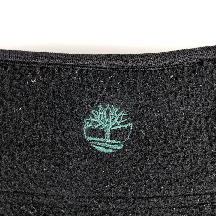 Timberland Fleece Pullover, Made in Canada, Men's XL polyester black type Vintage Second Hand