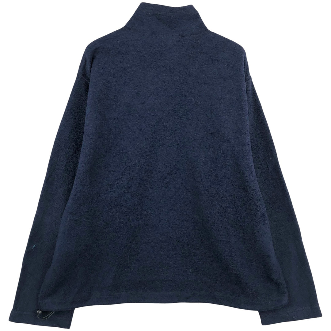 Ralph Lauren POLO by Ralph Lauren Half Zip Fleece Pullover Men's XL polyester navy blue type Vintage Second Hand