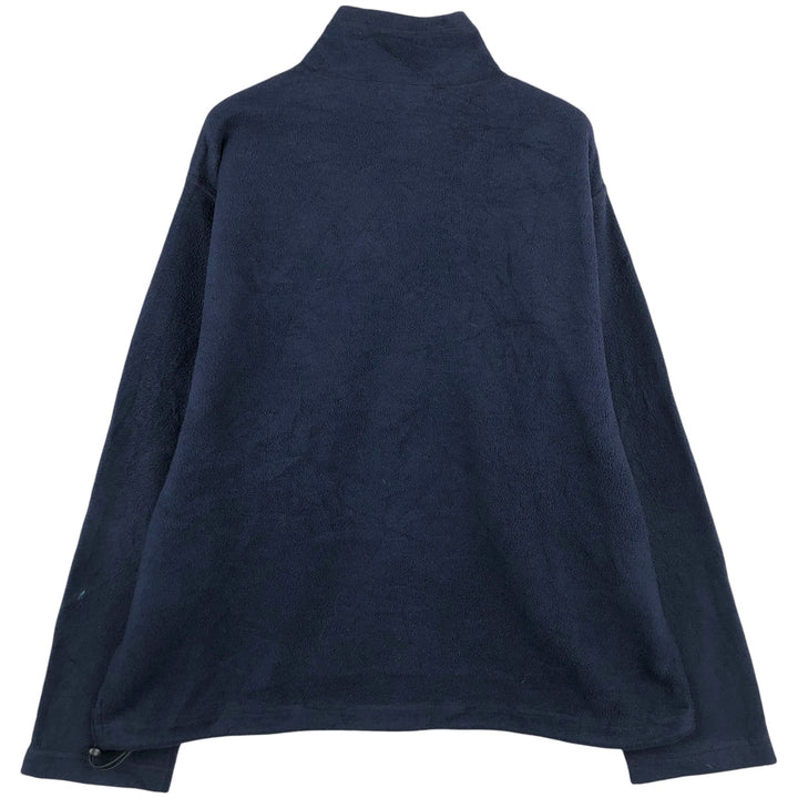 Ralph Lauren POLO by Ralph Lauren Half Zip Fleece Pullover Men's XL polyester navy blue type Vintage Second Hand