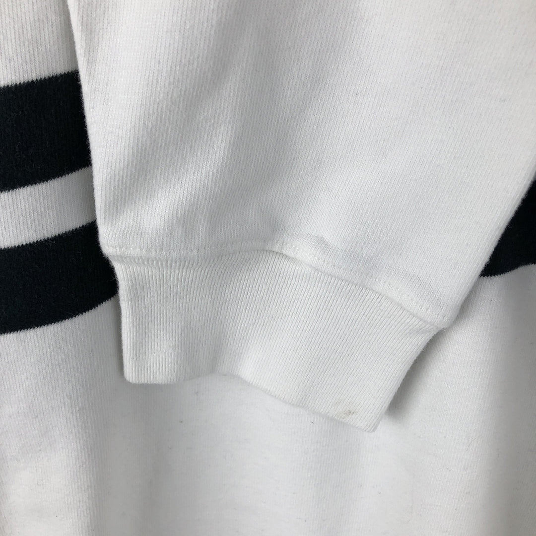 Ralph Lauren POLO by Ralph Lauren long sleeve rugby shirt, men's size L cotton white type Vintage Second Hand