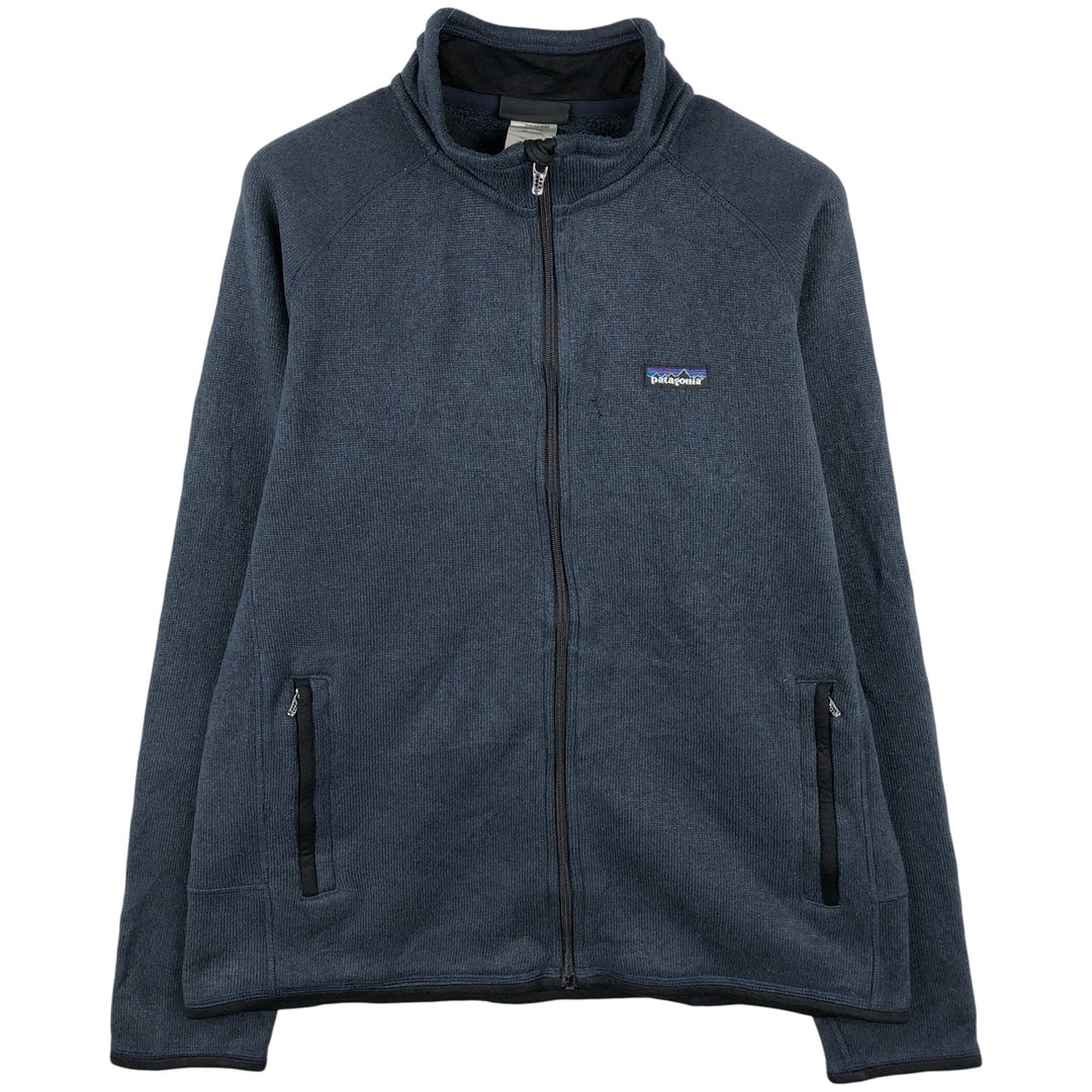 2000'S Patagonia Better Sweater Jacket 25525S0 Fleece Jacket, Men's Size L polyester navy blue type Vintage Second Hand
