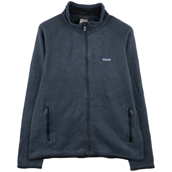 2000'S Patagonia Better Sweater Jacket 25525S0 Fleece Jacket, Men's Size L polyester navy blue type Vintage Second Hand