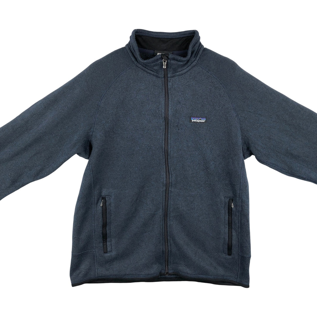 2000'S Patagonia Better Sweater Jacket 25525S0 Fleece Jacket, Men's Size L polyester navy blue type Vintage Second Hand