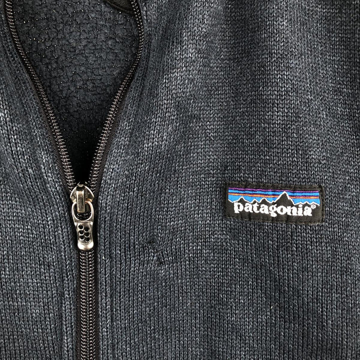2000'S Patagonia Better Sweater Jacket 25525S0 Fleece Jacket, Men's Size L polyester navy blue type Vintage Second Hand
