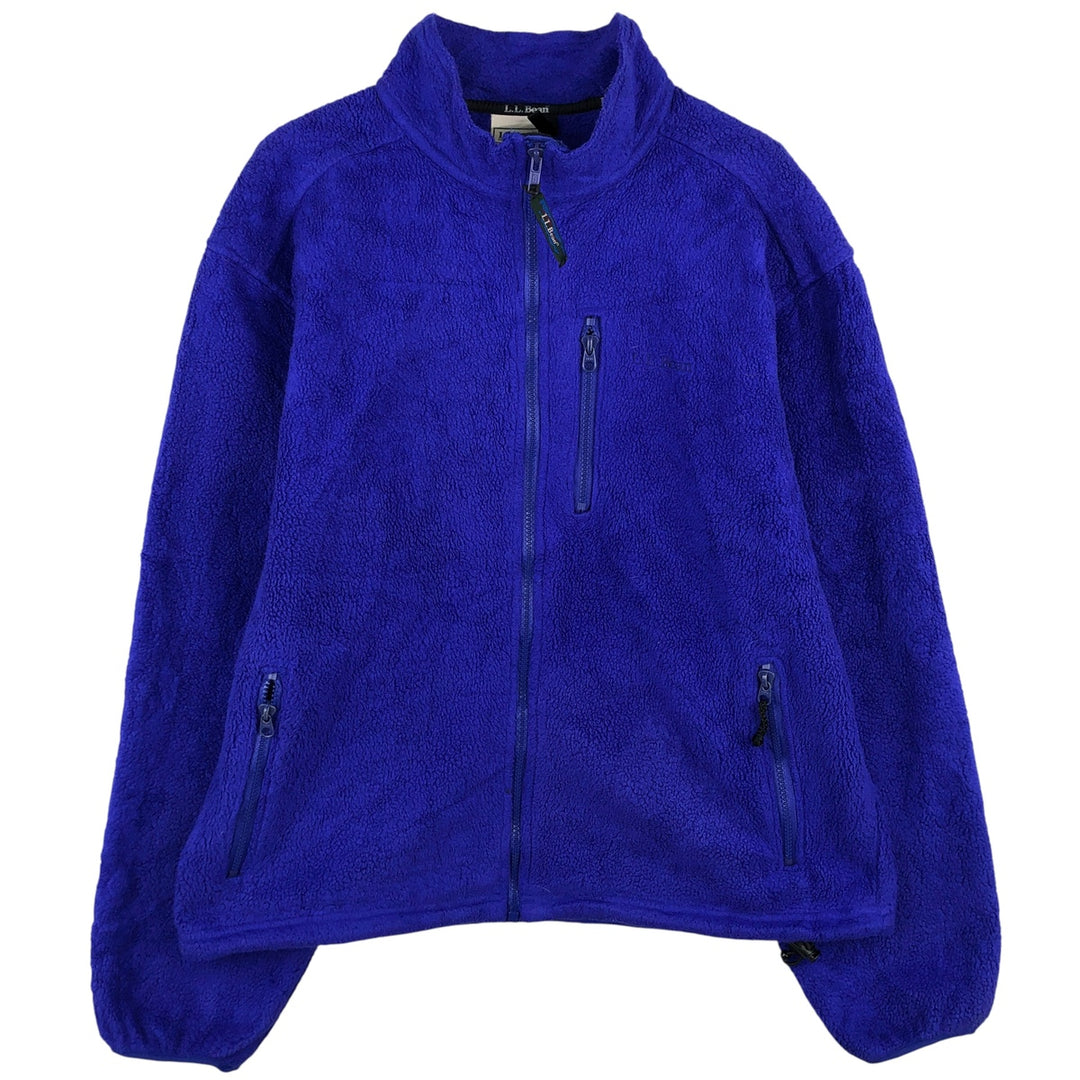 1990'S LL Bean Fleece Jacket, Men's XL, Vintage unclear Purple type blue-purple Vintage Second Hand