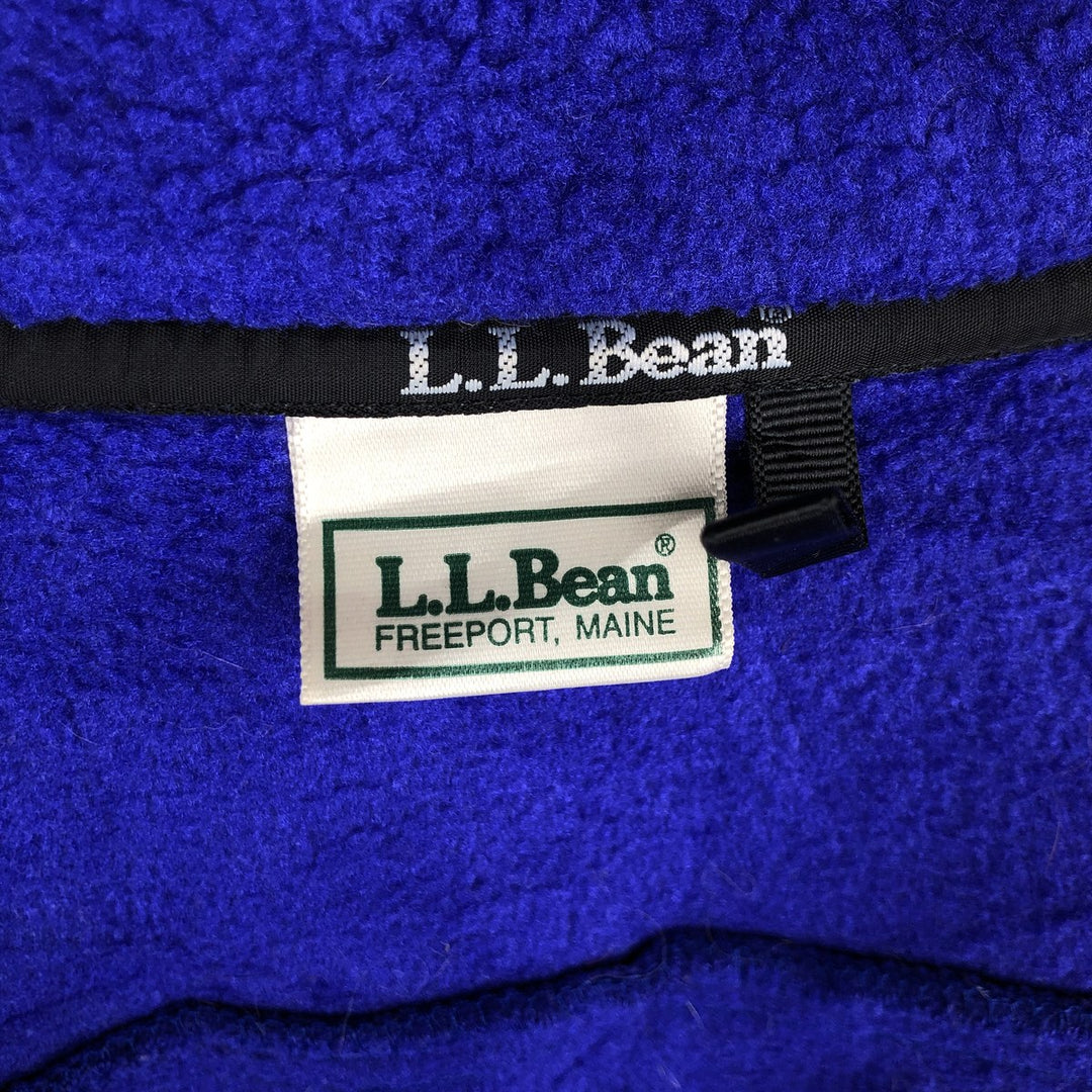 1990'S LL Bean Fleece Jacket, Men's XL, Vintage unclear Purple type blue-purple Vintage Second Hand