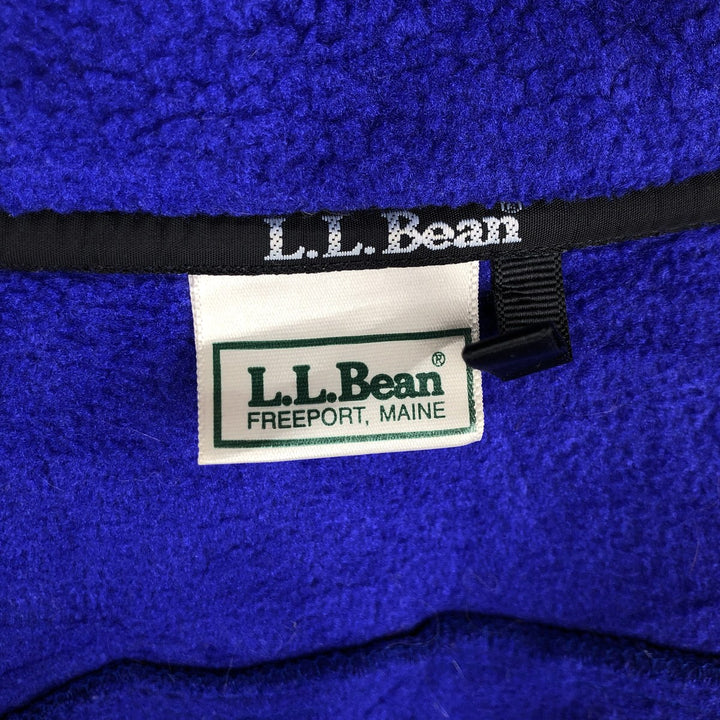 1990'S LL Bean Fleece Jacket, Men's XL, Vintage unclear Purple type blue-purple Vintage Second Hand