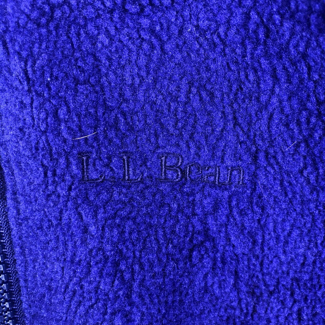 1990'S LL Bean Fleece Jacket, Men's XL, Vintage unclear Purple type blue-purple Vintage Second Hand