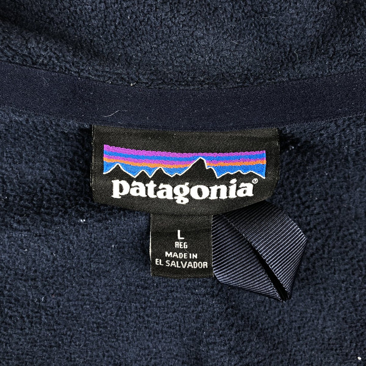 Patagonia Micro D Jacket (26171SP17) - Men's Size L polyester navy blue type Vintage Second Hand