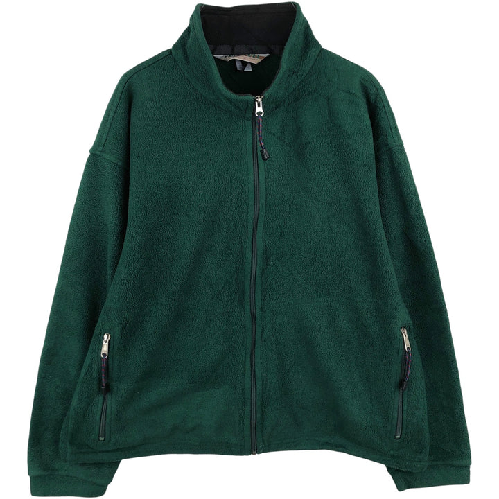90'S Vintage EMS Fleece Jacket, Made in USA, Men's Size L polyester green type Vintage Second Hand