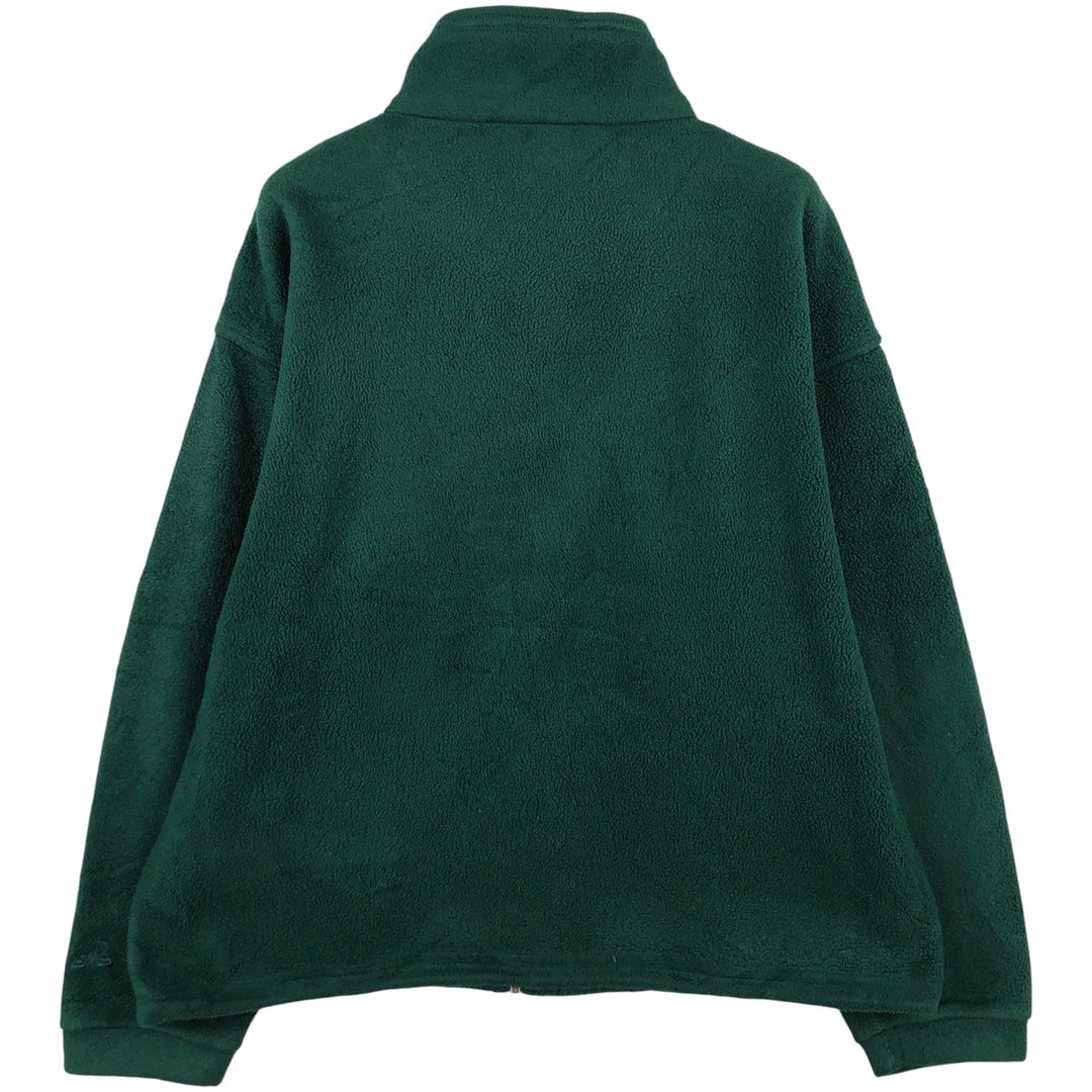90'S Vintage EMS Fleece Jacket, Made in USA, Men's Size L polyester green type Vintage Second Hand