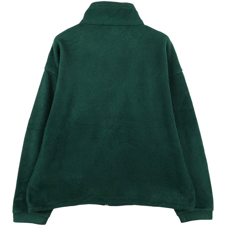 90'S Vintage EMS Fleece Jacket, Made in USA, Men's Size L polyester green type Vintage Second Hand