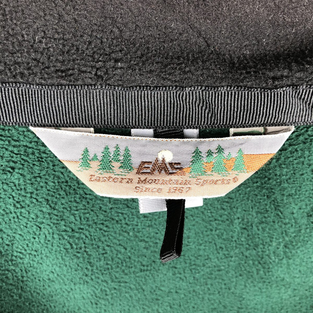 90'S Vintage EMS Fleece Jacket, Made in USA, Men's Size L polyester green type Vintage Second Hand