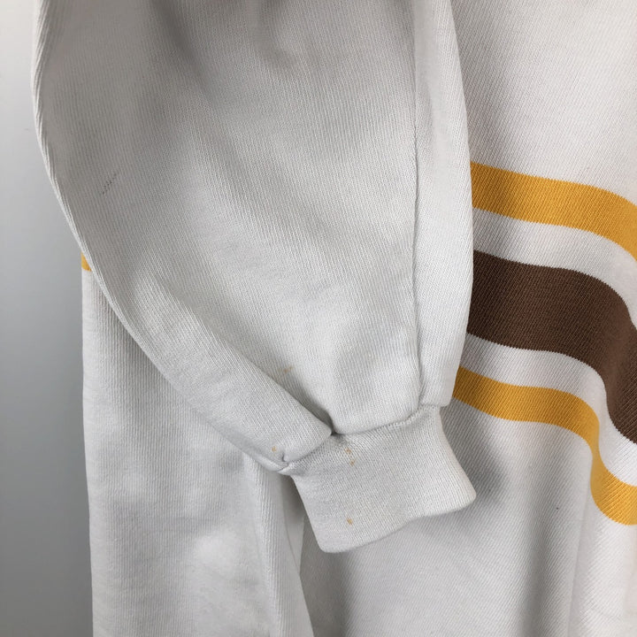 90s-00'S Barbarian Long Sleeve Rugby Shirt Made in Canada Men's XL Vintage cotton white type Vintage Second Hand