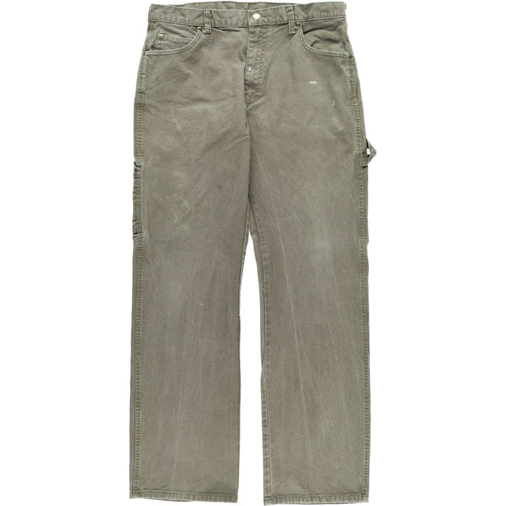 Dickies Duck Painter Pants Men's W34 equivalent cotton Khaki type sage green Vintage Second Hand