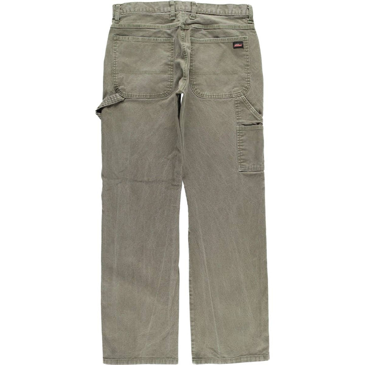 Dickies Duck Painter Pants Men's W34 equivalent cotton Khaki type sage green Vintage Second Hand