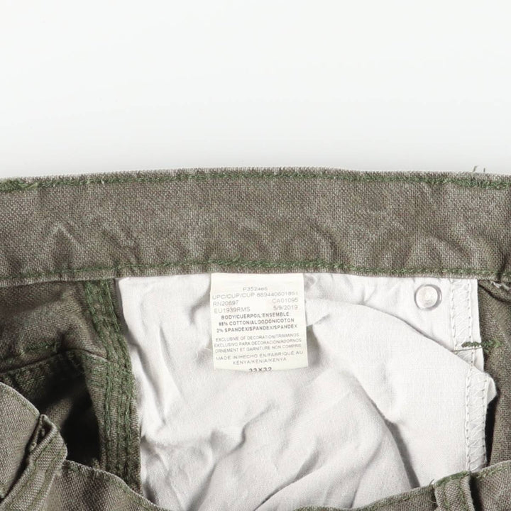 Dickies Duck Painter Pants Men's W34 equivalent cotton Khaki type sage green Vintage Second Hand