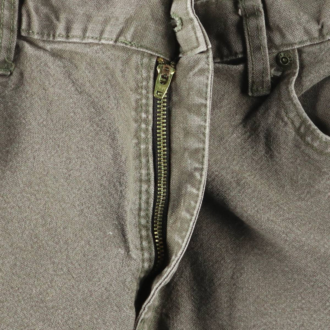 Dickies Duck Painter Pants Men's W34 equivalent cotton Khaki type sage green Vintage Second Hand