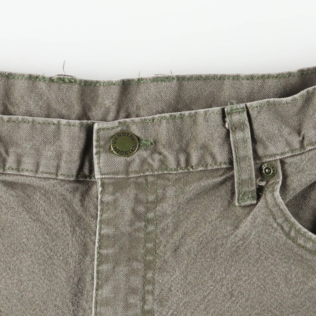 Dickies Duck Painter Pants Men's W34 equivalent cotton Khaki type sage green Vintage Second Hand