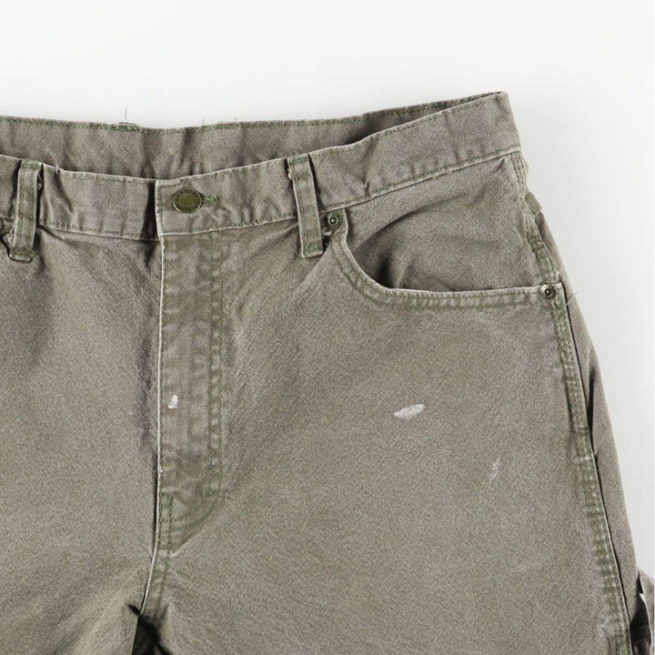Dickies Duck Painter Pants Men's W34 equivalent cotton Khaki type sage green Vintage Second Hand