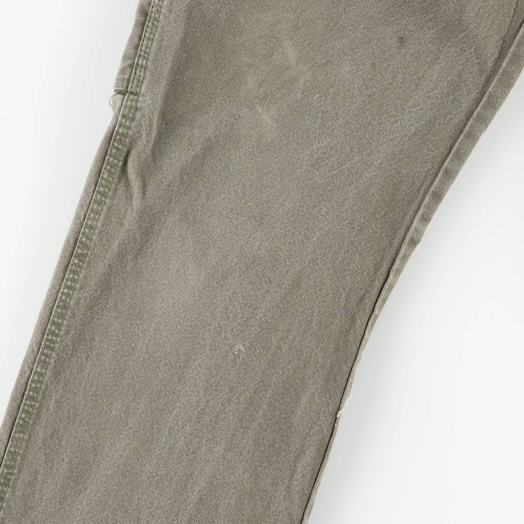 Dickies Duck Painter Pants Men's W34 equivalent cotton Khaki type sage green Vintage Second Hand