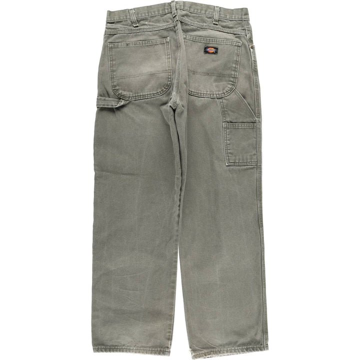 Dickies Duck Painter Pants Men's W34 equivalent cotton Khaki type sage green Vintage Second Hand