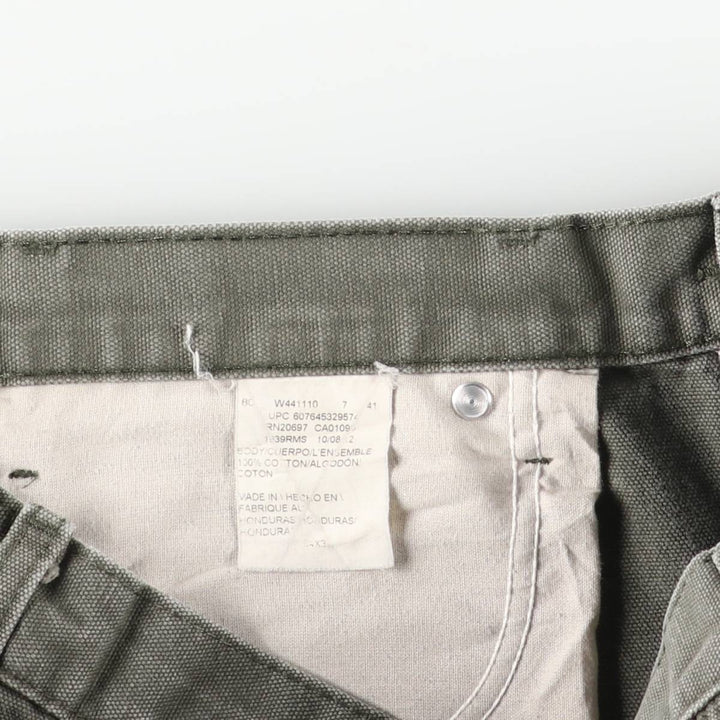 Dickies Duck Painter Pants Men's W34 equivalent cotton Khaki type sage green Vintage Second Hand