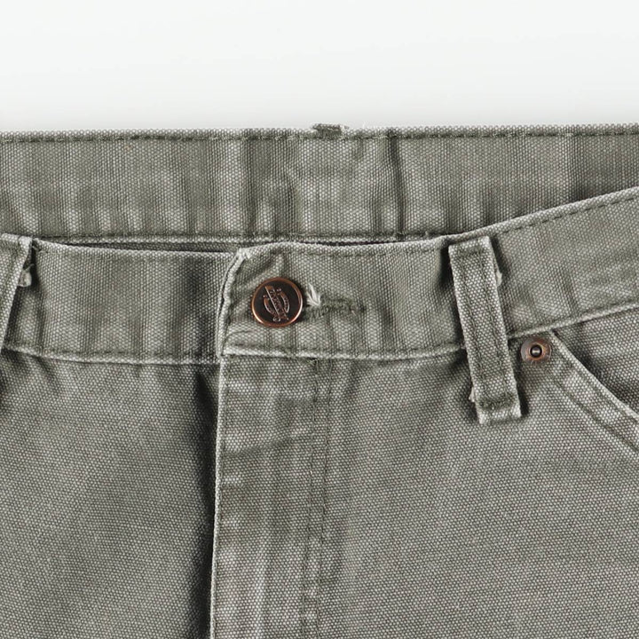 Dickies Duck Painter Pants Men's W34 equivalent cotton Khaki type sage green Vintage Second Hand