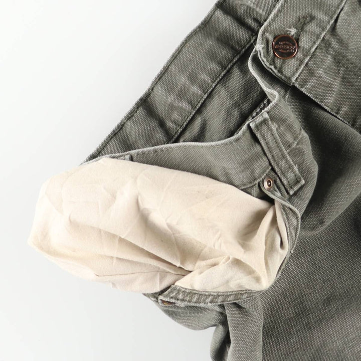 Dickies Duck Painter Pants Men's W34 equivalent cotton Khaki type sage green Vintage Second Hand