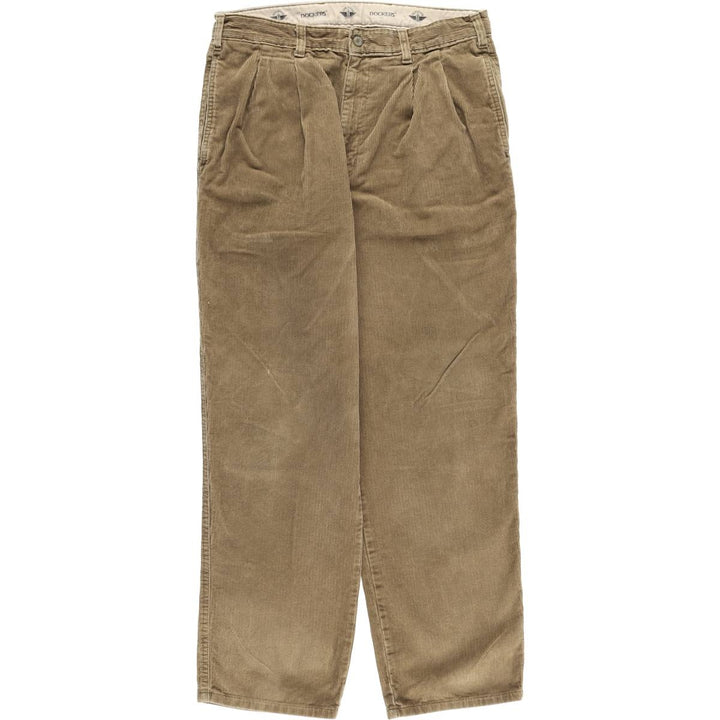 Dockers Two-pleat Corduroy Pants, Men's, Size W33 unclear brown type Vintage Second Hand