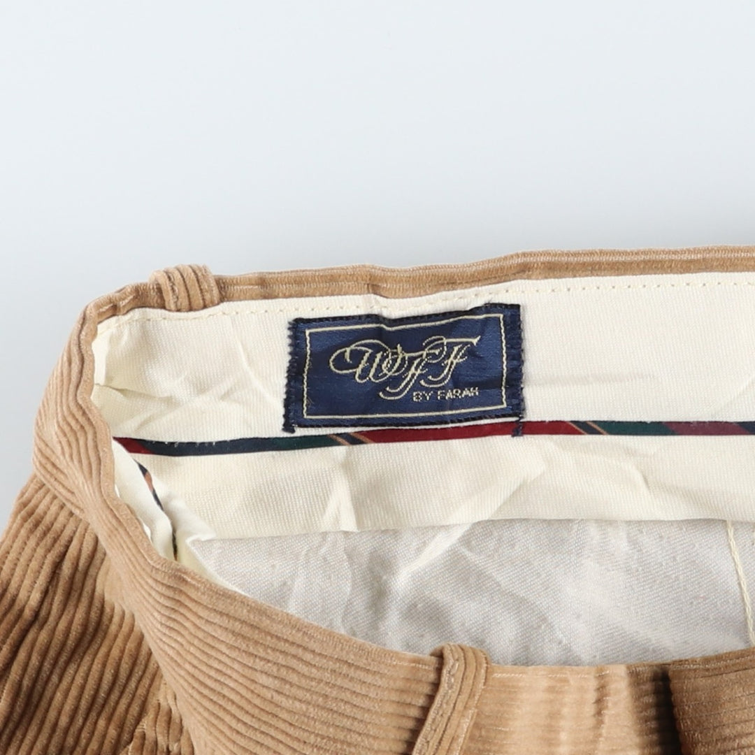 Vintage Farah corduroy pants, size 34, from the 1980s unclear Beige type Vintage Second Hand