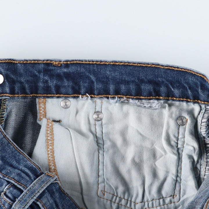 Levi's 505 tapered denim pants for men, size W34 unclear blue type Vintage Second Hand