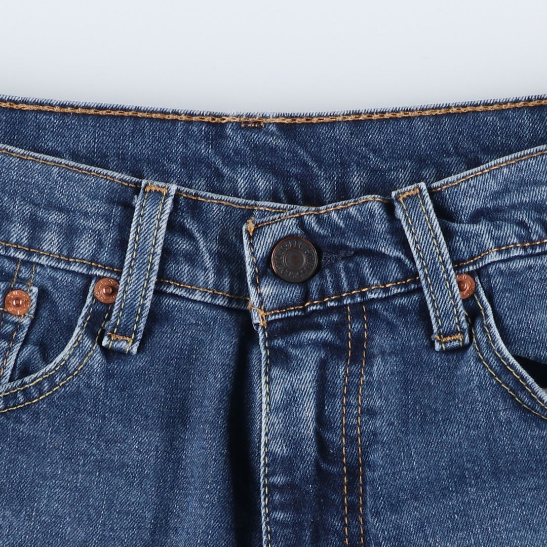 Levi's 505 tapered denim pants for men, size W34 unclear blue type Vintage Second Hand