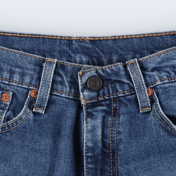 Levi's 505 tapered denim pants for men, size W34 unclear blue type Vintage Second Hand