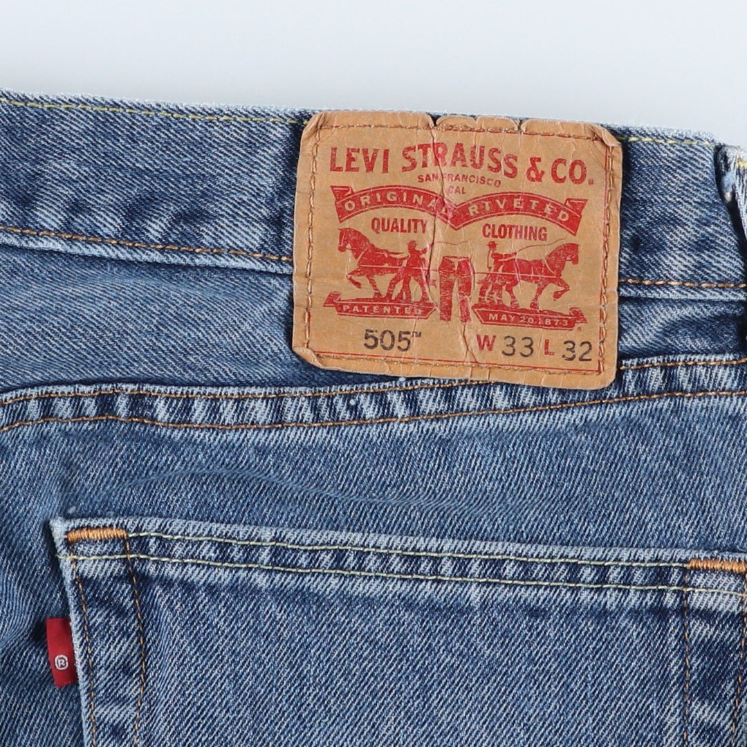 Levi's 505-4886 Tapered Denim Pants, Men's, Size W31 cotton blue type Vintage Second Hand