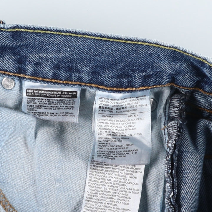 Levi's 505-4886 Tapered Denim Pants, Men's, Size W31 cotton blue type Vintage Second Hand