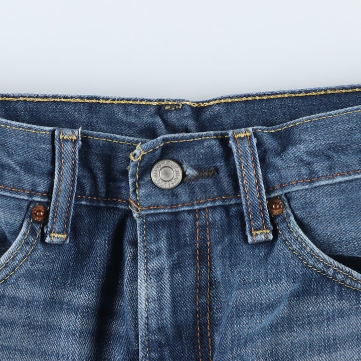 Levi's 505-1307 Tapered Denim Pants, Men's, Size W32 cotton blue type Vintage Second Hand