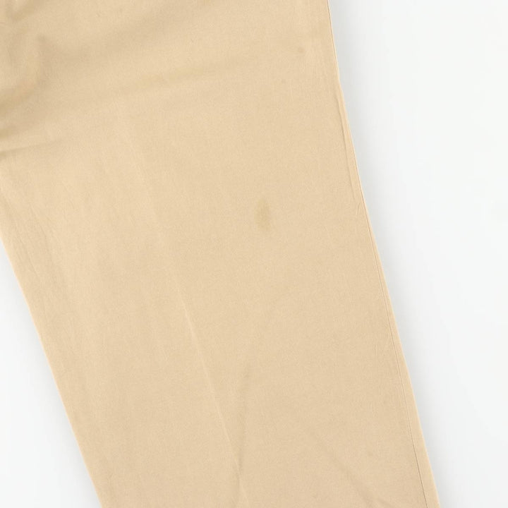 Ralph Lauren POLO by Ralph Lauren two-pleat silk and cotton slacks, men's size W36 silk Beige type Vintage Second Hand