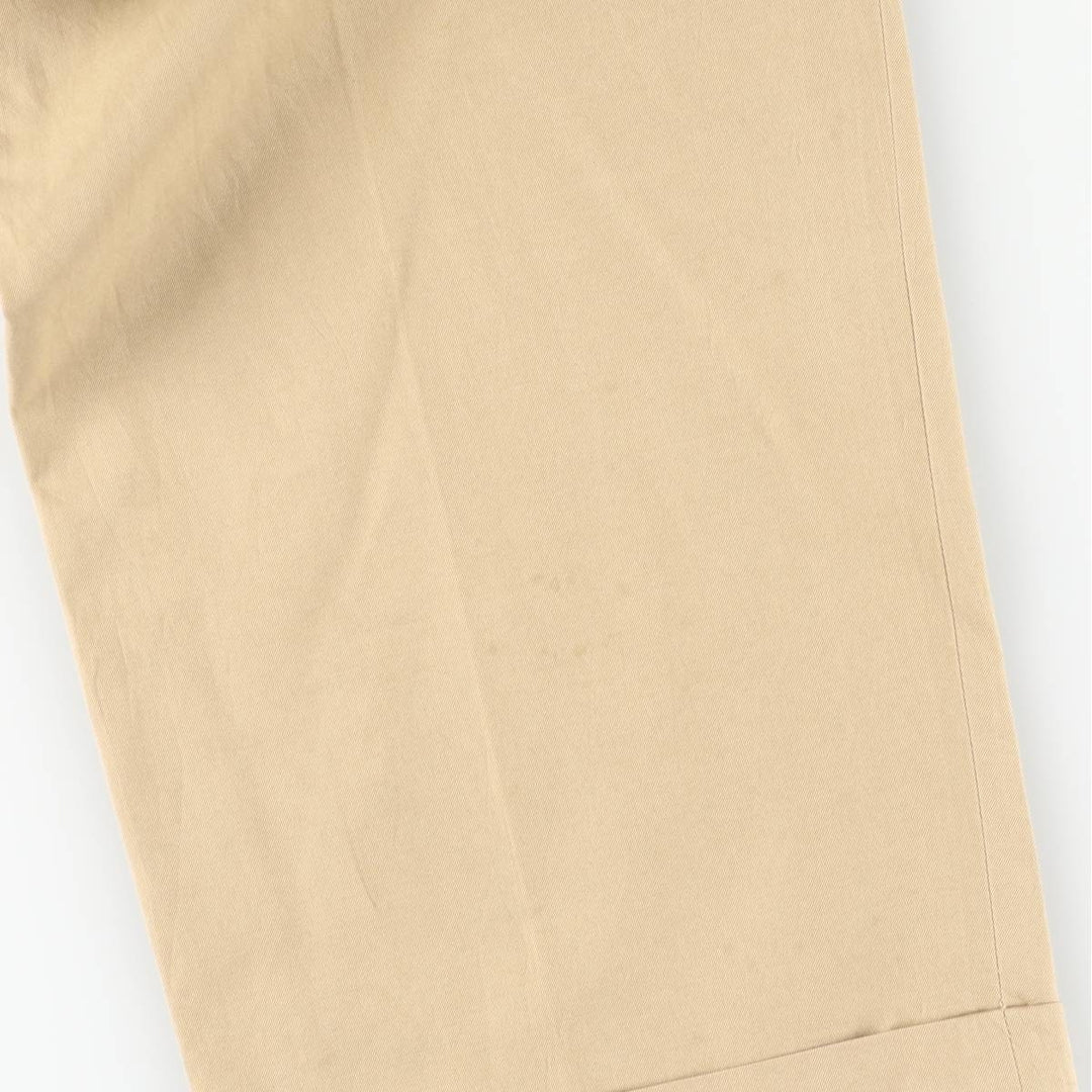 Ralph Lauren POLO by Ralph Lauren two-pleat silk and cotton slacks, men's size W36 silk Beige type Vintage Second Hand