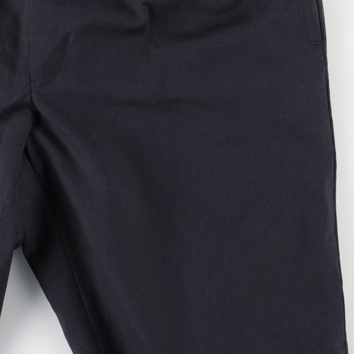 Ralph Lauren LAUREN TOTAL COMFORT Two-pleat wool pants slacks for men, equivalent to W34 wool navy blue type Vintage Second Hand