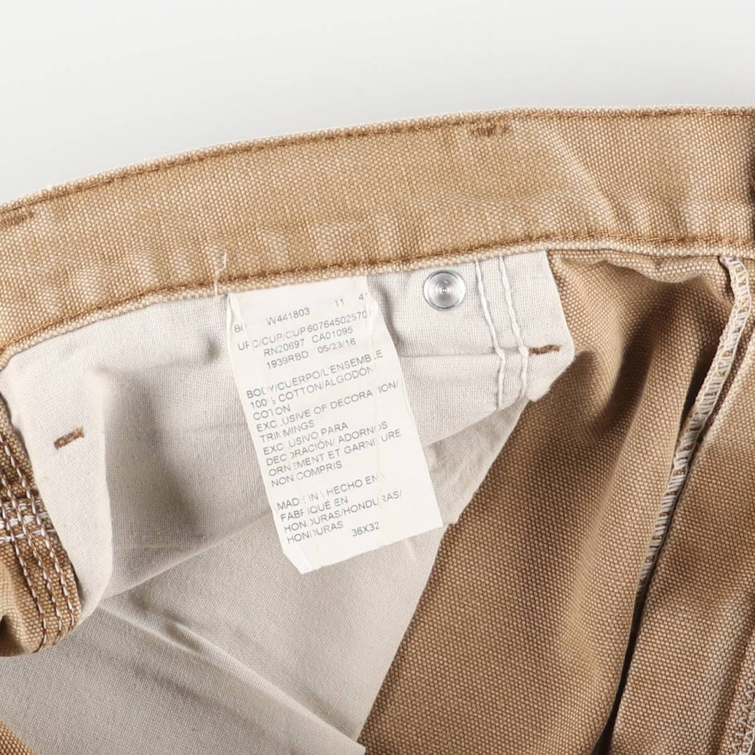 Dickies Painted Duck Painter Pants for Men, W37 equivalent cotton beige type brown Vintage Second Hand