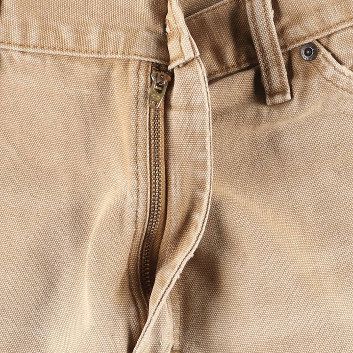 Dickies Painted Duck Painter Pants for Men, W37 equivalent cotton beige type brown Vintage Second Hand