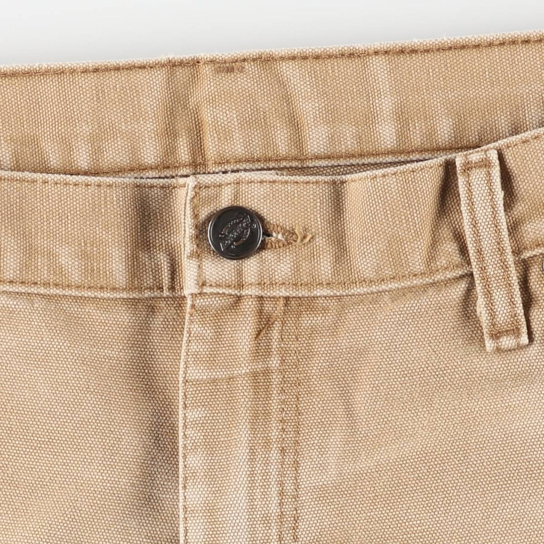 Dickies Painted Duck Painter Pants for Men, W37 equivalent cotton beige type brown Vintage Second Hand