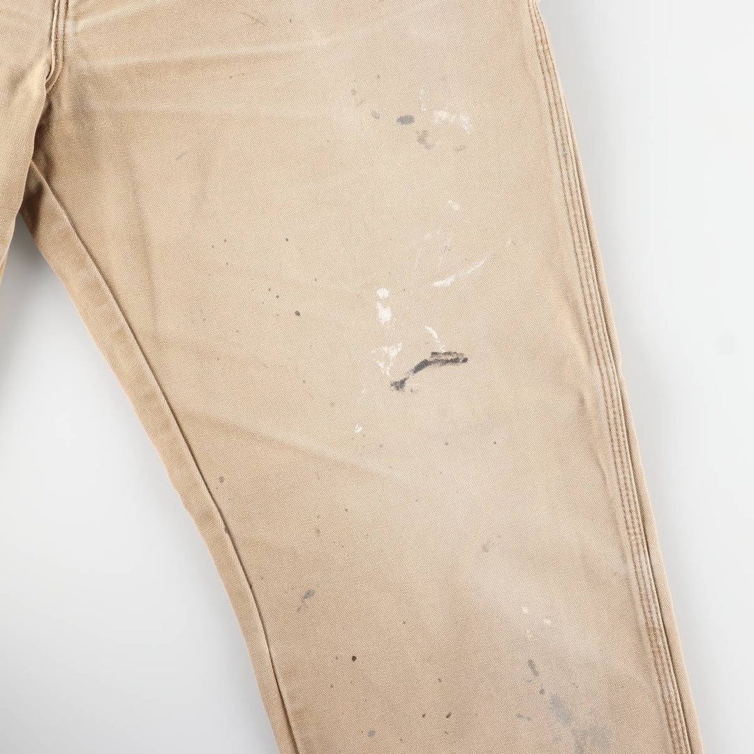 Dickies Painted Duck Painter Pants for Men, W37 equivalent cotton beige type brown Vintage Second Hand